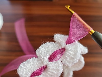 ????WOOW!????Very easy crochet different hairband knitting model????Kolay tığişi bandana saçbandı örgü modeli
