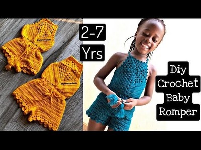 CROCHET ROMPER (2-7 years) | crochet baby romper