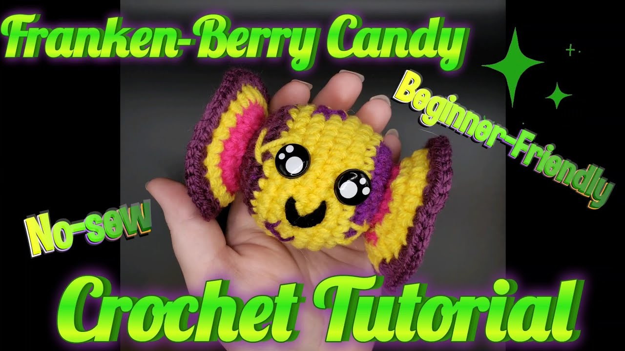 Halloween Candy Crochet Tutorial ???? Beginner-Friendly & No-Sew