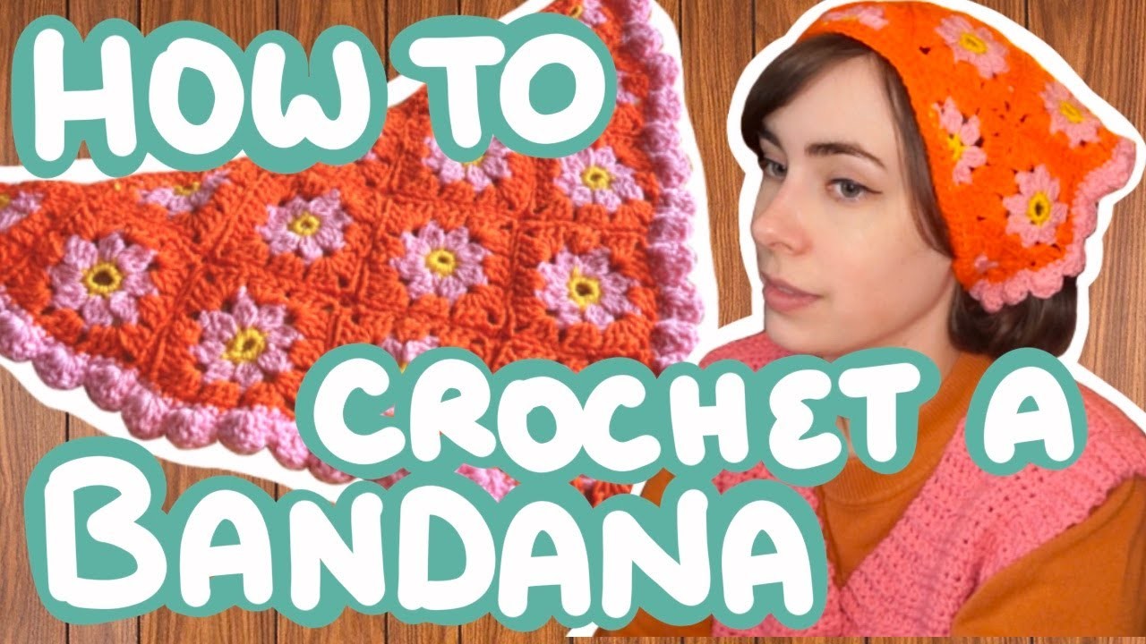 How to Crochet a Bandana EASY