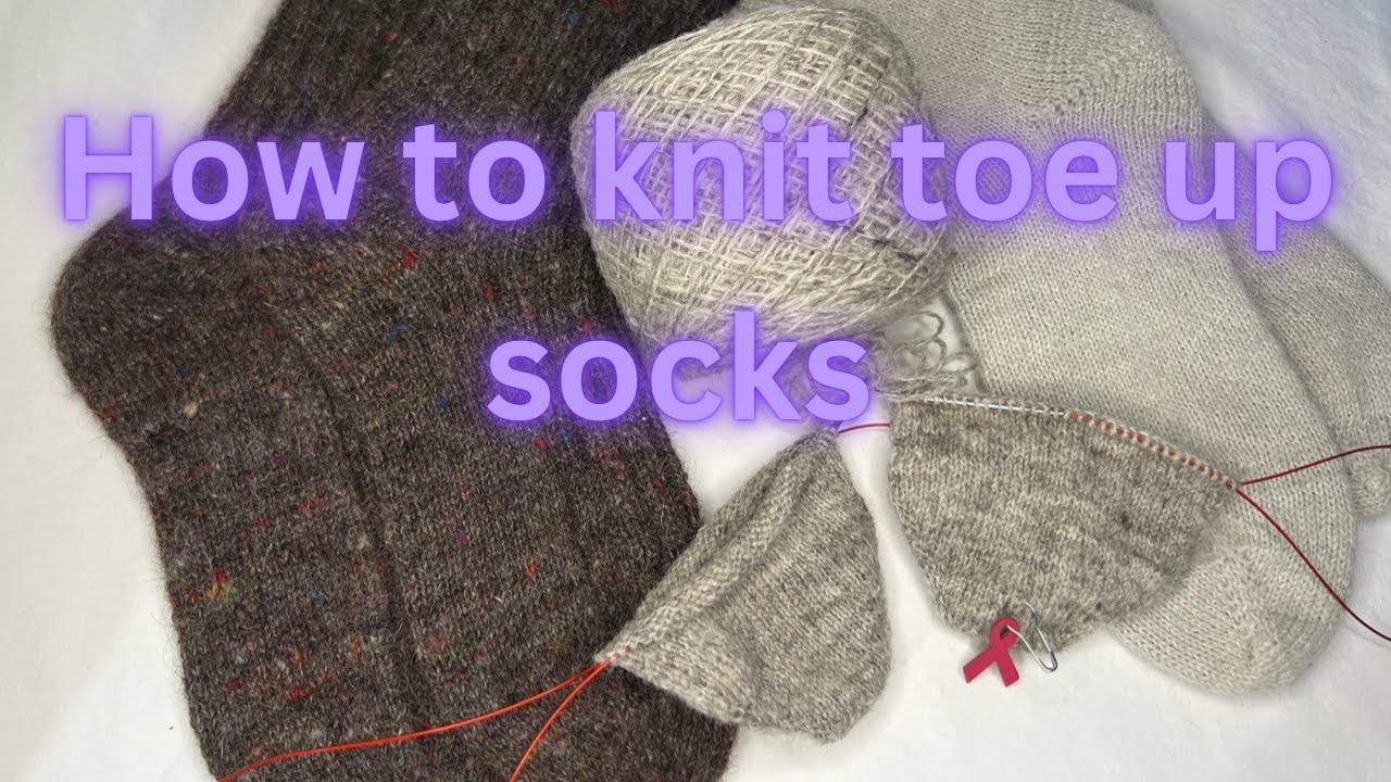 How to knit two at a time toe up socks! The easy way! Part 1 of 3