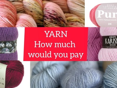 Knitting - The Price of Yarn For a Sweater