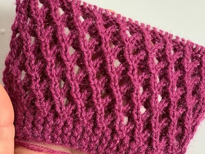 3D Knitting Pattern.Knitting Design