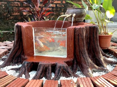 DIY AQUARIUM - A great idea for beautiful aquariums in the garden