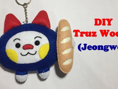 DIY Truz Woopy | Treasure |Jeongwoo | Plushie Keychain | felt craft
