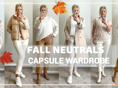 Fall.Autumn Capsule Wardrobe-How To Wear Neutrals