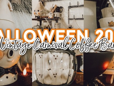 ???? Halloween 2022 ???? Vintage Carnival Halloween Decorations & DIY Coffee Bar Ideas