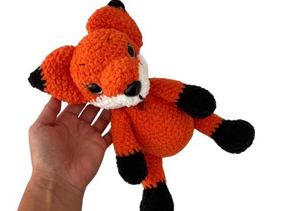 How to make a Crochet Fox - tail and body