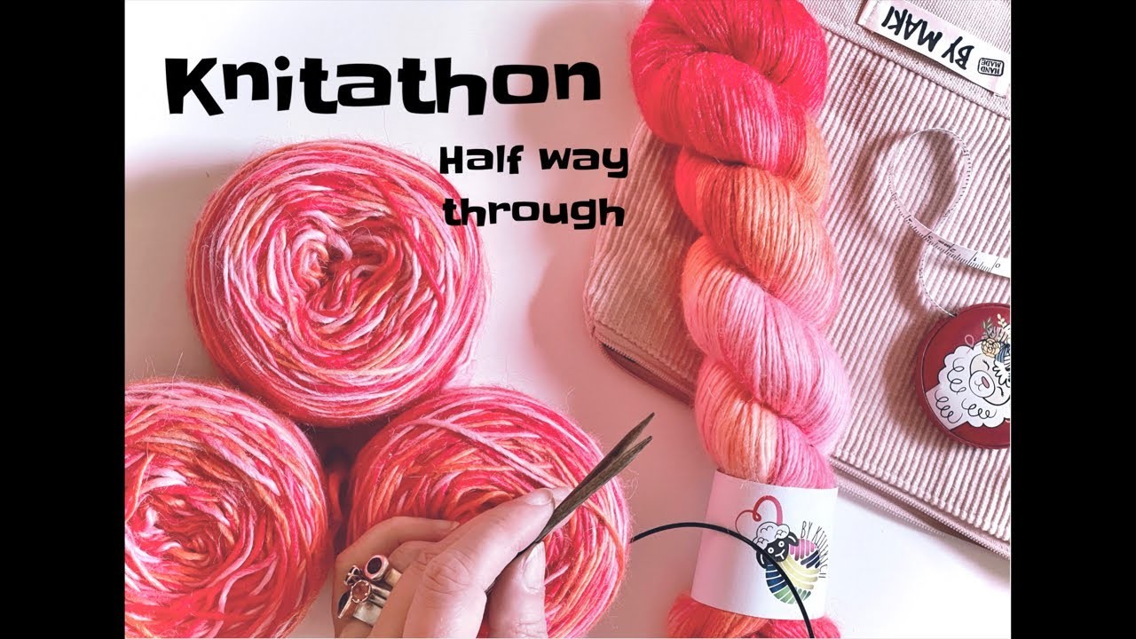Knitathon - half way through