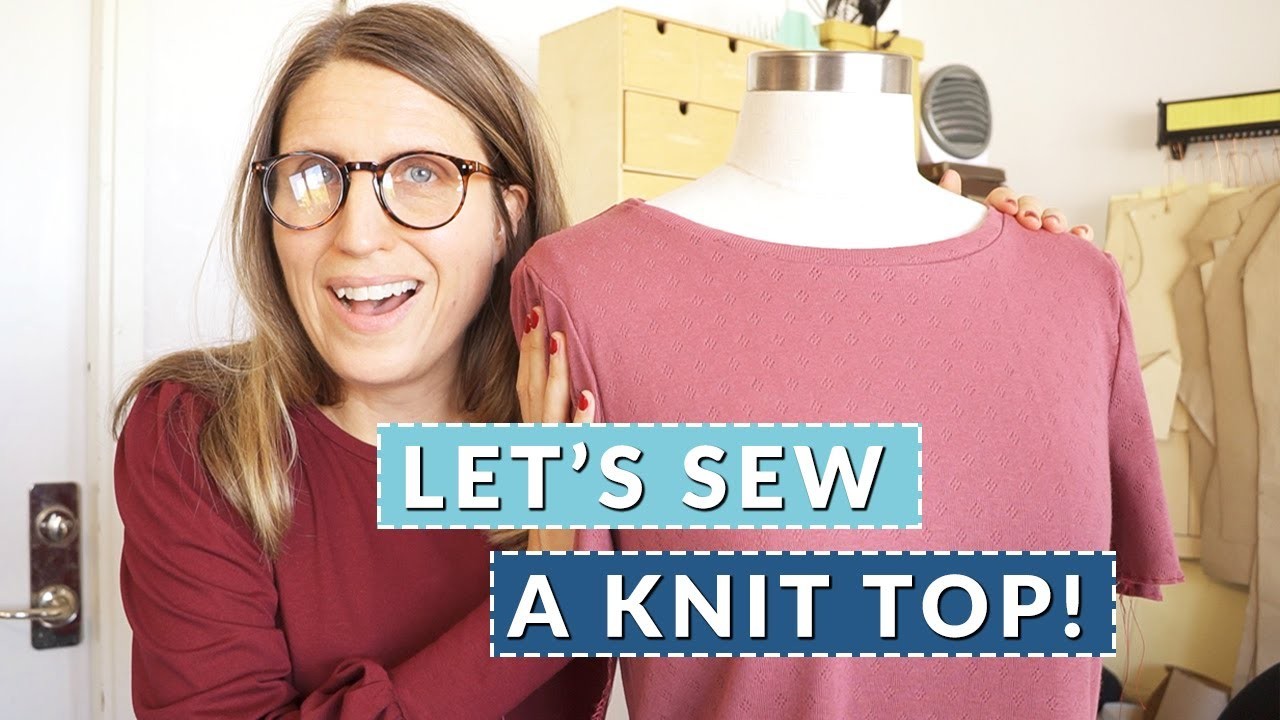 Tips For Sewing Knit Tops: Sew Along With Me