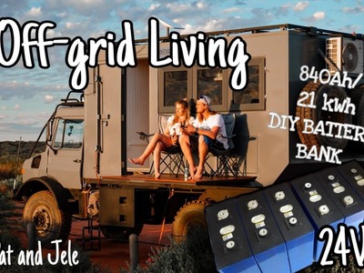 ULTIMATE DIY BATTERY BANK for Off-Grid Living! 21kWh of LiFePo4 Power - Bluetti Giveaway (Eps. 52)