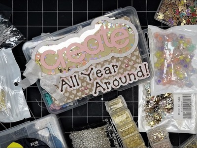 "A Charming Year" Altered Case and Bead.Charm Swap Sign Up Tutorial, Part 1: Embellishing & Info!