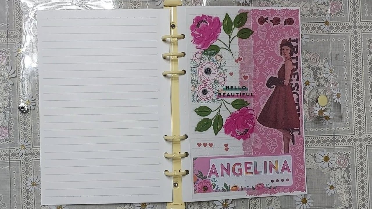 "Angelina" name request journal | scrapbook