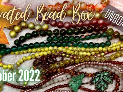 Curated Bead Box - October 2022 - Autumn