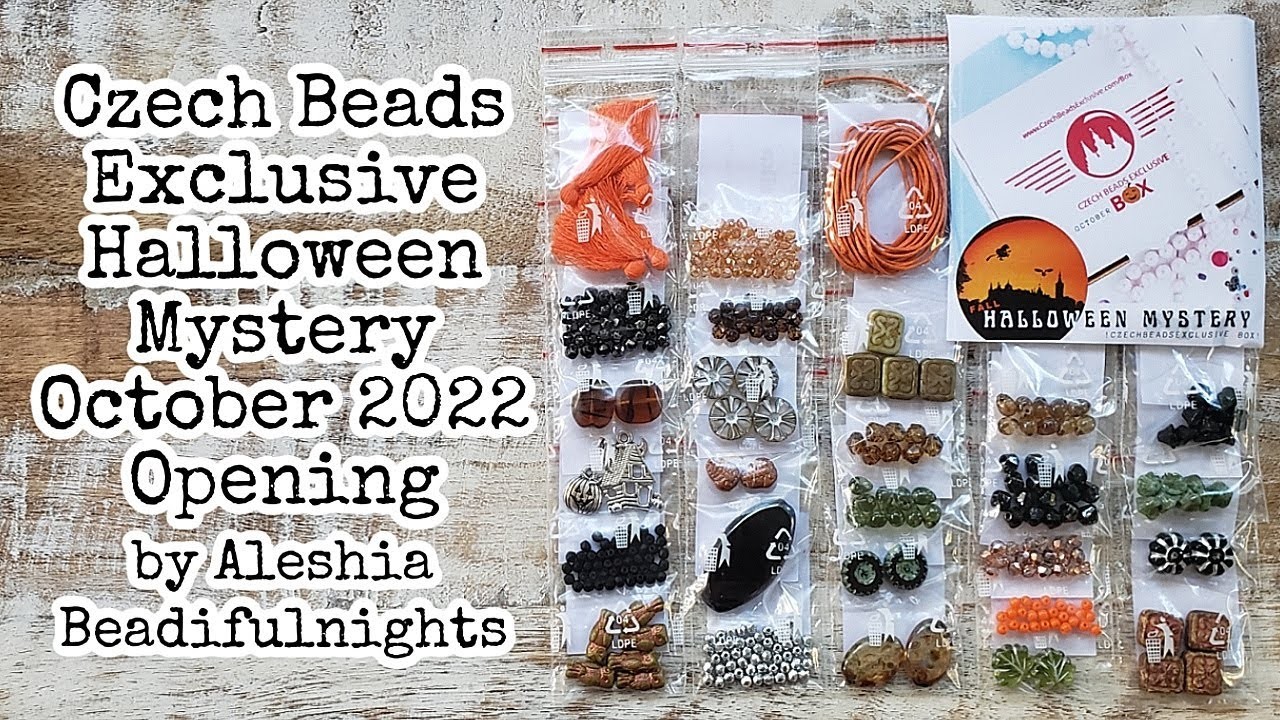 Czech Beads Exclusive Halloween Mystery October 2022 Opening