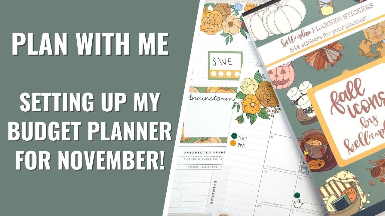PLAN WITH ME | HAPPY PLANNER BUDGET PLANNER SETUP