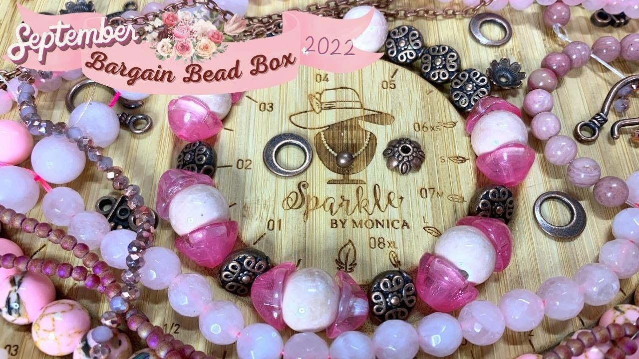 September 2022 Bargain Bead Box Bead Haul | Misty Rose Quartz Beads
