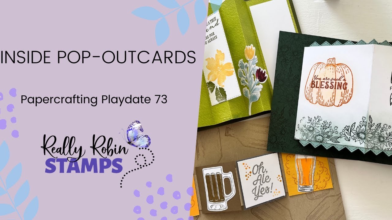 Cards That Pop-Out on the Inside | Papercrafting Playdate 73