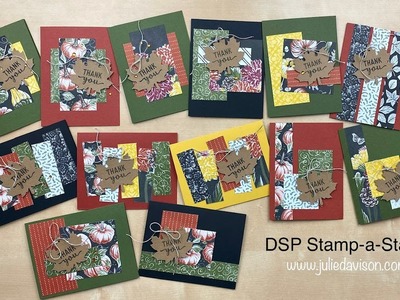 FREE Online Class | World Card Making Day: Designer Paper Stamp-a-Stack Card Class