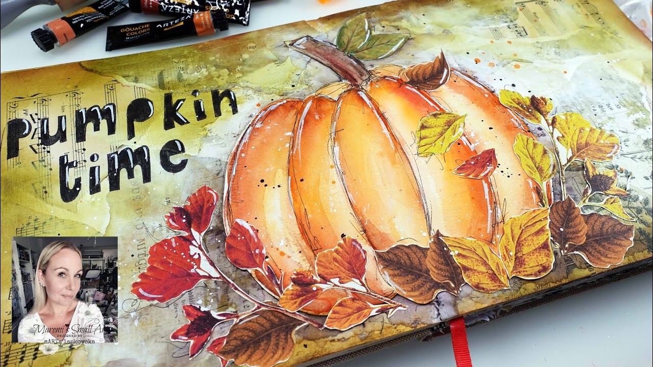 This page WILL HELP with focal point troubles Painting Watercolor Pumpkin ~ ✂️ Maremi's Small Art