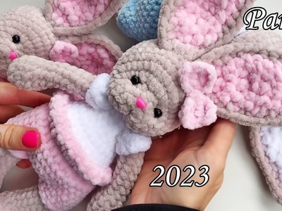 Bunny & Rabbit crochet ???? Symbol 2023. Video Tutorial. Part 3