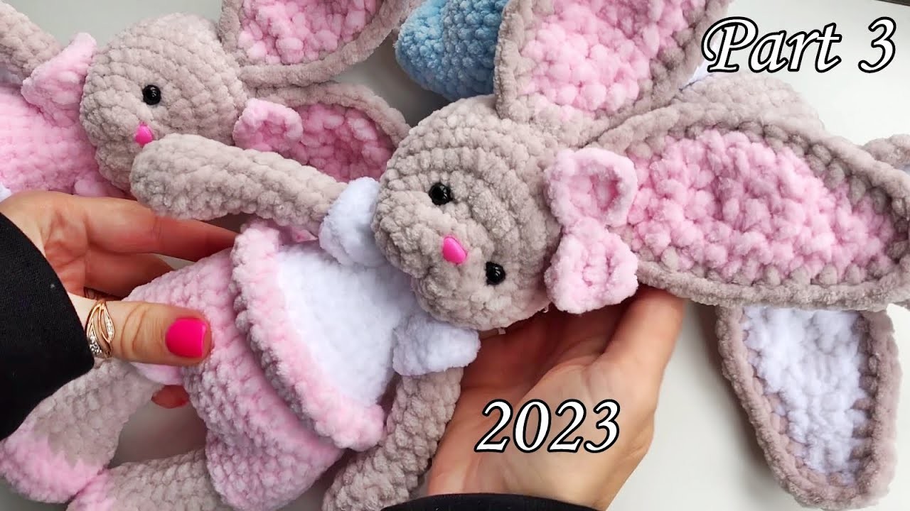 Bunny & Rabbit crochet ???? Symbol 2023. Video Tutorial. Part 3