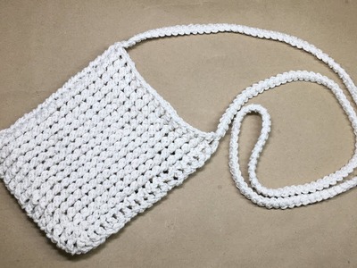 Crochet mini crossbody bag | Crochet for beginner | crochet bag tutorial