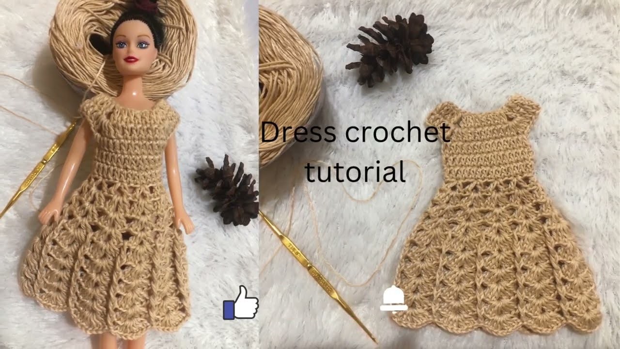 Dress crochet tutorial @momiezihandycraft