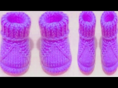 Easy to make two baby shoes. Booties in hindi. #booties #baby_shoes #socks