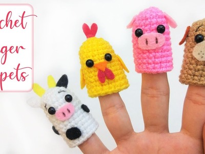 How to Cochet Finger Puppet | Crochet Tutorial for Beginners | Lemon Crochet????