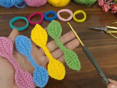 Wow! VERY EASY VERY NICE!????just with leftover Thread , YOU WILL SELL as many as you can????CROCHET IDEA