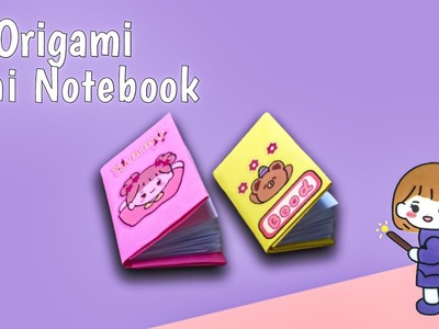 DIY cute mini notebook | how to make origami mini notebook | paper crafts