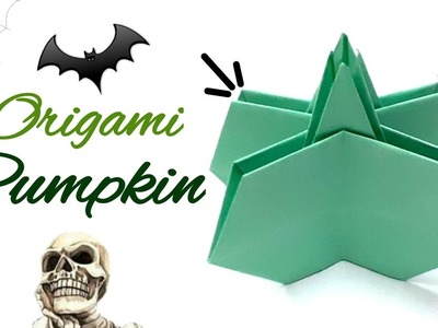 Origami Pumpkin | How to make paper pumpkin | Halloween Series