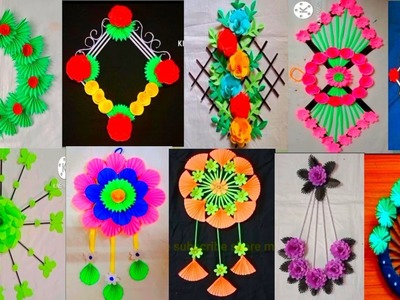 10 easy and beautiful paper wall hanging ideas.paper crafts @Jharana95