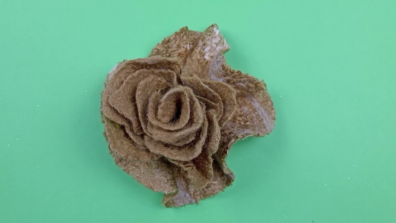 Best Felt Rose Long DIY Project Lesson lessons Style (2022) felt rose flower