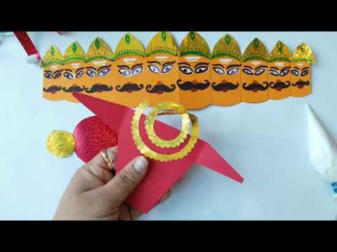 DIY RAVANA PUPPET using paper cup