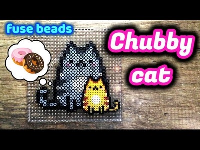 How to DIY Chubby Cat using perler beads
