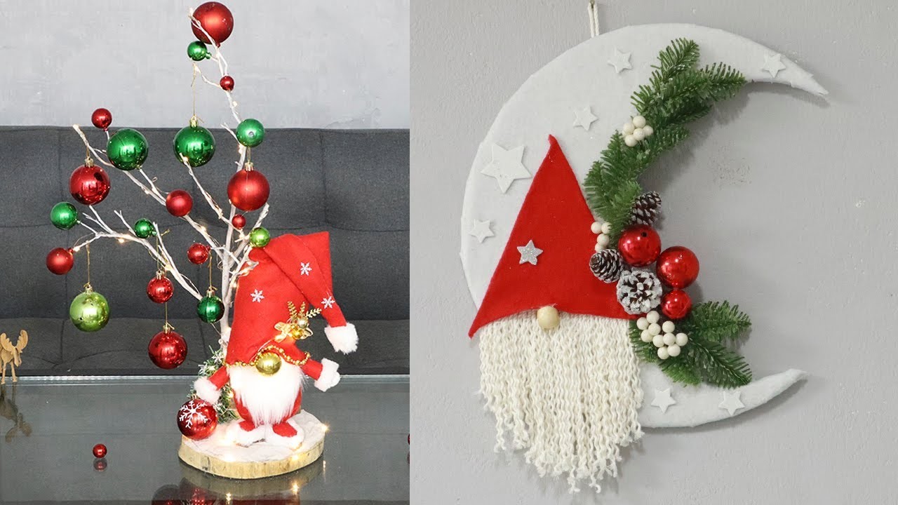 7 Christmas Decoration Ideas 2022, Santa Claus Christmas Centerpieces. 