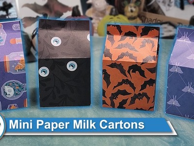 DIY Paper Milk Carton Gift.Favor Box
