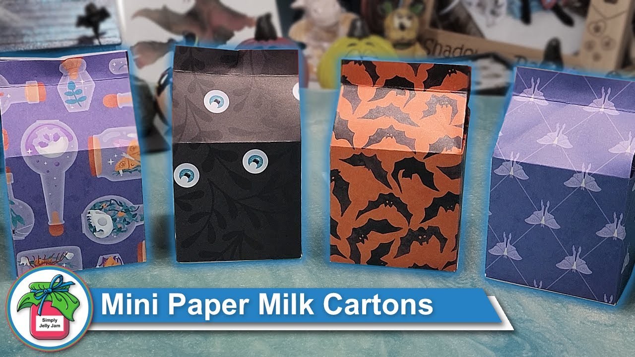 DIY Paper Milk Carton Gift.Favor Box