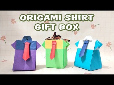 How to Make Origami Shirt Box ???????? - DIY Paper art