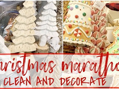 NEW* CHRISTMAS CLEAN & DECORATE WITH ME MARATHON. CHRISTMAS DECORATING IDEAS 2022. ROBIN LANE LOWE
