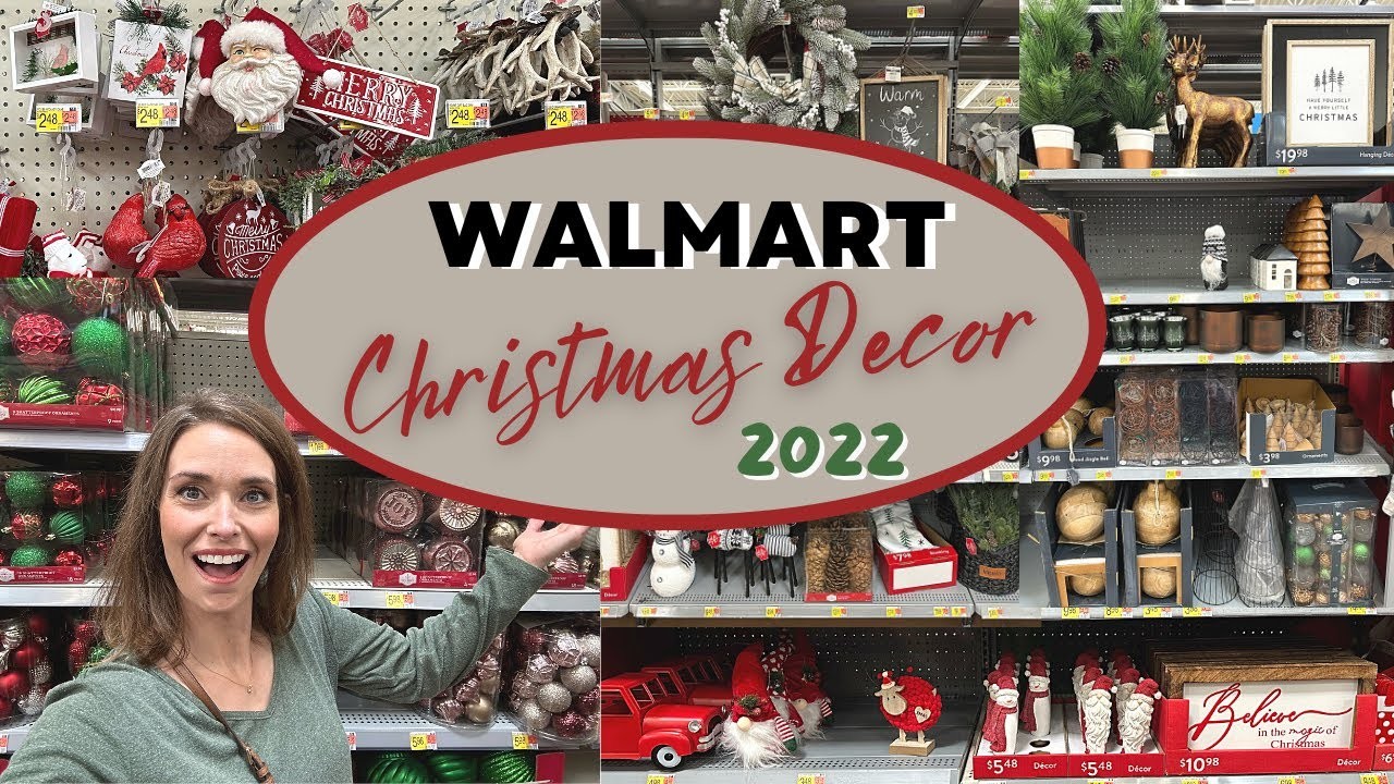 WALMART CHRISTMAS DECOR 2022 | CHRISTMAS SHOP WITH ME