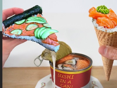 3 creative sushi recipes | DIY Food Art
