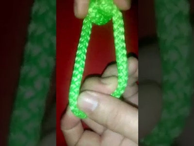 How to tie a knot easy DIY.TUTORIAL SHORT.