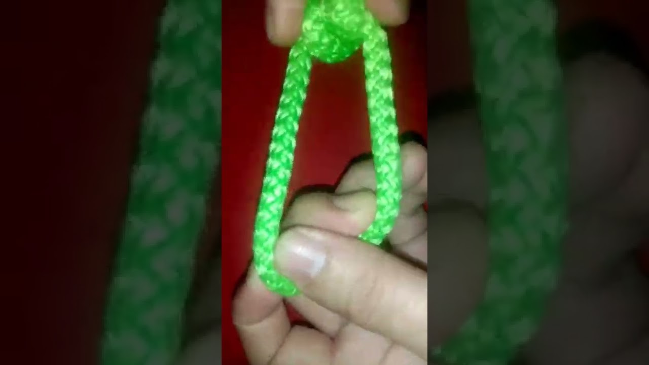 How to tie a knot easy DIY.TUTORIAL SHORT.