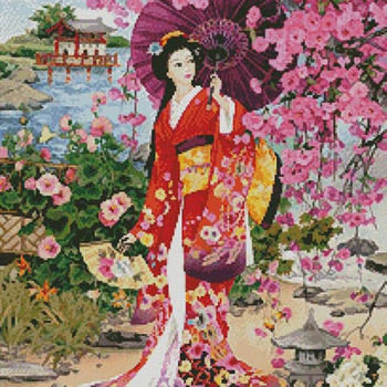 Japanese Garden Beauty Cross Stitch Pattern***L@@K***Buyers Can Download Your Pattern As Soon As They Complete The Purchase
