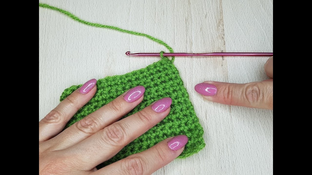 How to make a straight edge crochet without lifting loops || Sisters Knit