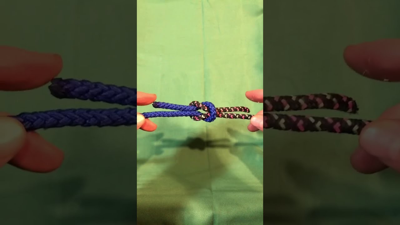 How to tie a square knot