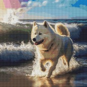 Akita Cross Stitch Pattern